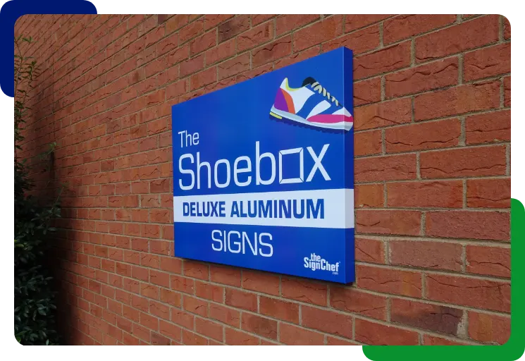 TheSignChef - Custom Sign shoebox Deluyx Aluminum