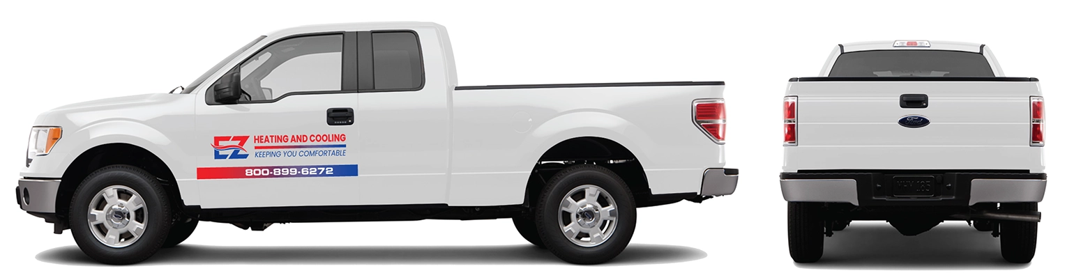 Low Coverage Vinyl Graphics for Extended Cab F-150 Pickup Trucks - Subtle Style Enhancement