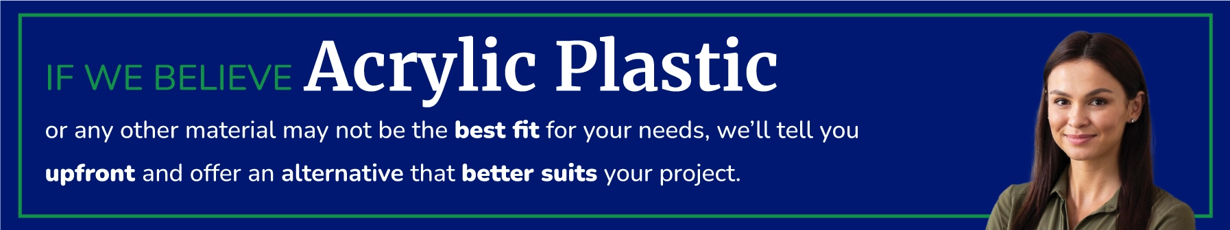 Custom Acrylic Plexiglas Plastic Sign Guidance