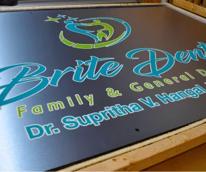brushed-aluminum-sign-dental-sign