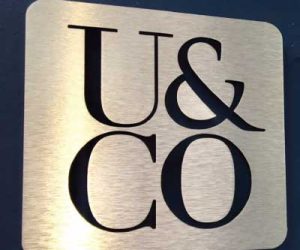 Brushed Aluminum Logos